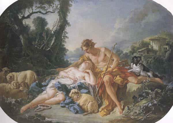 Francois Boucher Daphnis and Chloe